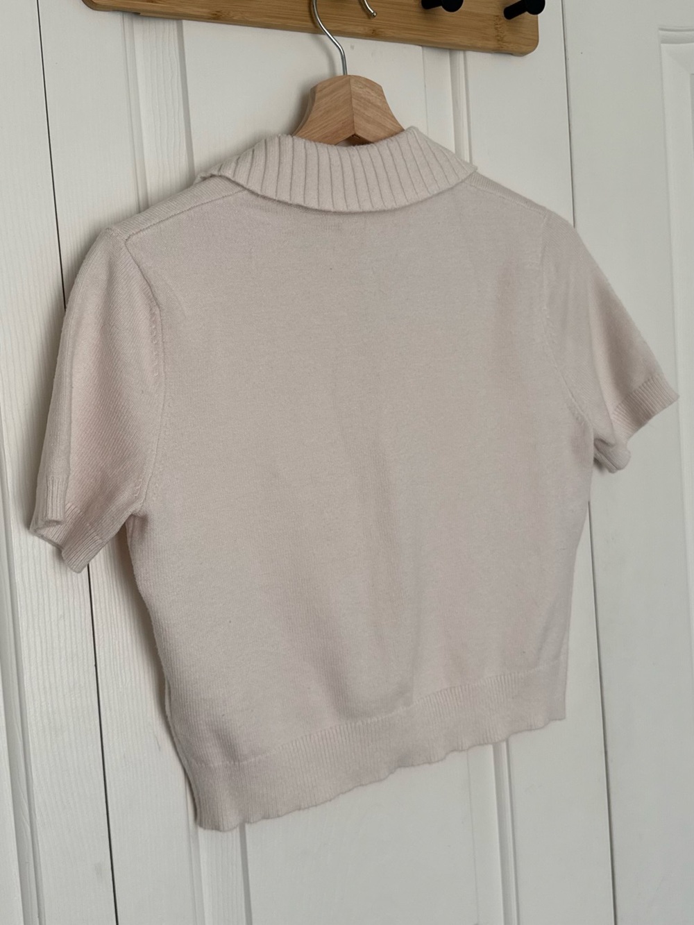 Twik par Simons | Cream Short Sleeve Bow Cardigan 🎀✨ - Picture 7 of 7